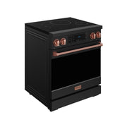 THOR Kitchen - 30-inch Gordon Ramsay Series Professional Induction Range with Tilt Panel Touch Control in Black and Rose Gold - RSI30B-RSG - IMG3