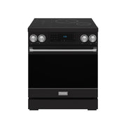 THOR Kitchen - 30-inch Gordon Ramsay Series Professional Induction Range with Tilt Panel Touch Control in Black and Stainless Steel - RSI30B-SS - IMG1