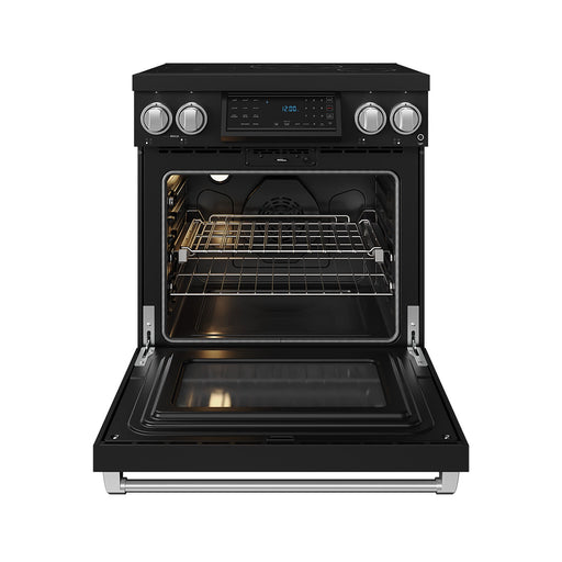 THOR Kitchen - 30-inch Gordon Ramsay Series Professional Induction Range with Tilt Panel Touch Control in Black and Stainless Steel - RSI30B-SS - IMG2