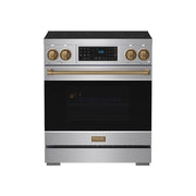 THOR Kitchen - 30-inch Gordon Ramsay Series Professional Induction Range with Tilt Panel Touch Control in Stainless Steel and Bronze - RSI30-BRZ - IMG1