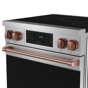 THOR Kitchen - 30-inch Gordon Ramsay Series Professional Induction Range with Tilt Panel Touch Control in Stainless Steel and Rose Gold - RSI30-RSG - IMG6