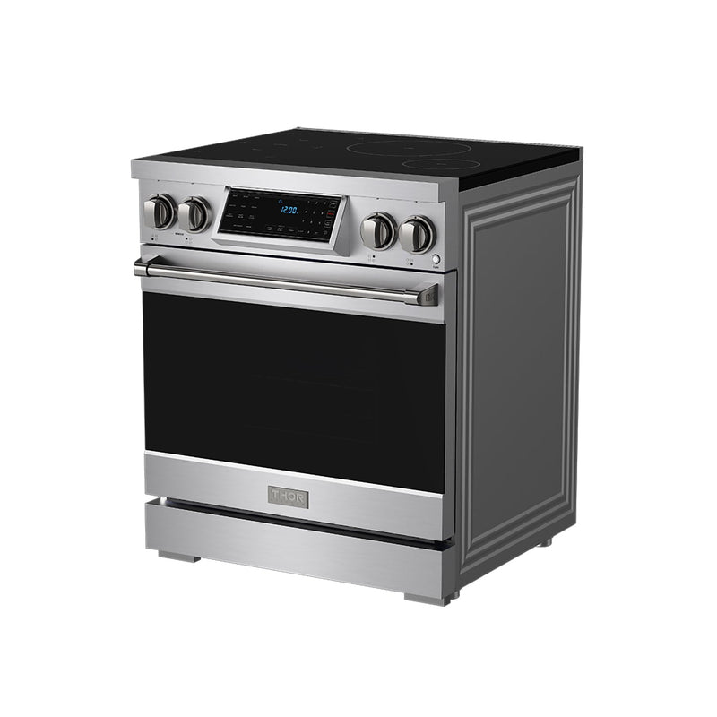 THOR Kitchen - 30-inch Gordon Ramsay Series Professional Induction Range with Tilt Panel Touch Control in Stainless Steel - RSI30 - IMG2