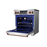 THOR Kitchen - 30-inch Gordon Ramsay Series Professional Induction Range with Tilt Panel Touch Control in Stainless Steel and Rose Gold - RSI30-RSG - IMG5