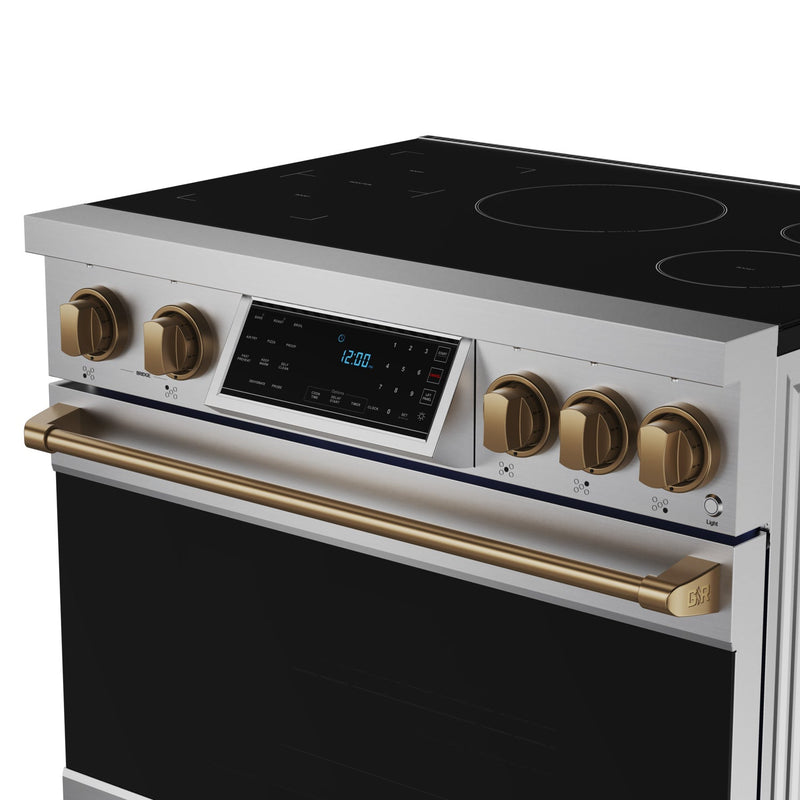 THOR Kitchen - 36-inch Gordon Ramsay Series Professional Induction Range with Tilt Panel Touch Control in Stainless Steel and Bronze - RSI36-BRZ - IMG6