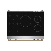 THOR Kitchen - 36-inch Gordon Ramsay Series Professional Induction Range with Tilt Panel Touch Control in Stainless Steel and Bronze - RSI36-BRZ - IMG7