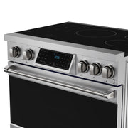 THOR Kitchen - 36-inch Gordon Ramsay Series Professional Induction Range with Tilt Panel Touch Control in Stainless Steel - RSI36 - IMG3