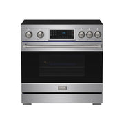 THOR Kitchen - 36-inch Gordon Ramsay Series Professional Induction Range with Tilt Panel Touch Control in Stainless Steel - RSI36 - IMG1