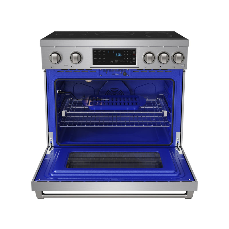 THOR Kitchen - 36-inch Gordon Ramsay Series Professional Induction Range with Tilt Panel Touch Control in Stainless Steel - RSI36 - IMG4