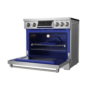 THOR Kitchen - 36-inch Gordon Ramsay Series Professional Induction Range with Tilt Panel Touch Control in Stainless Steel - RSI36 - IMG5
