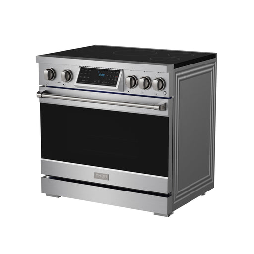 THOR Kitchen - 36-inch Gordon Ramsay Series Professional Induction Range with Tilt Panel Touch Control in Stainless Steel - RSI36 - IMG2