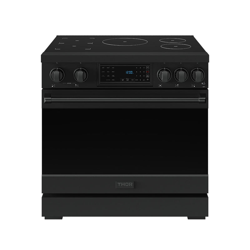THOR Kitchen - 36-inch Gordon Ramsay Series Professional Induction Range with Tilt Panel Touch Control in Black - RSI36B - IMG1
