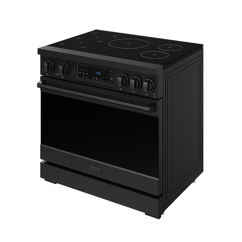 THOR Kitchen - 36-inch Gordon Ramsay Series Professional Induction Range with Tilt Panel Touch Control in Black - RSI36B - IMG4