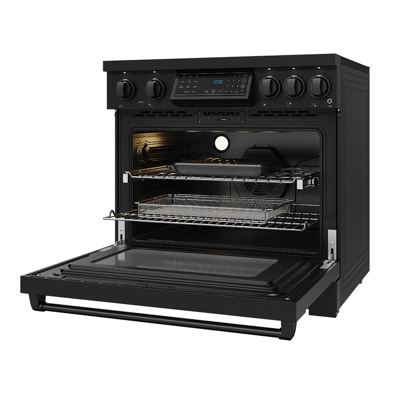 THOR Kitchen - 36-inch Gordon Ramsay Series Professional Induction Range with Tilt Panel Touch Control in Black - RSI36B - IMG5