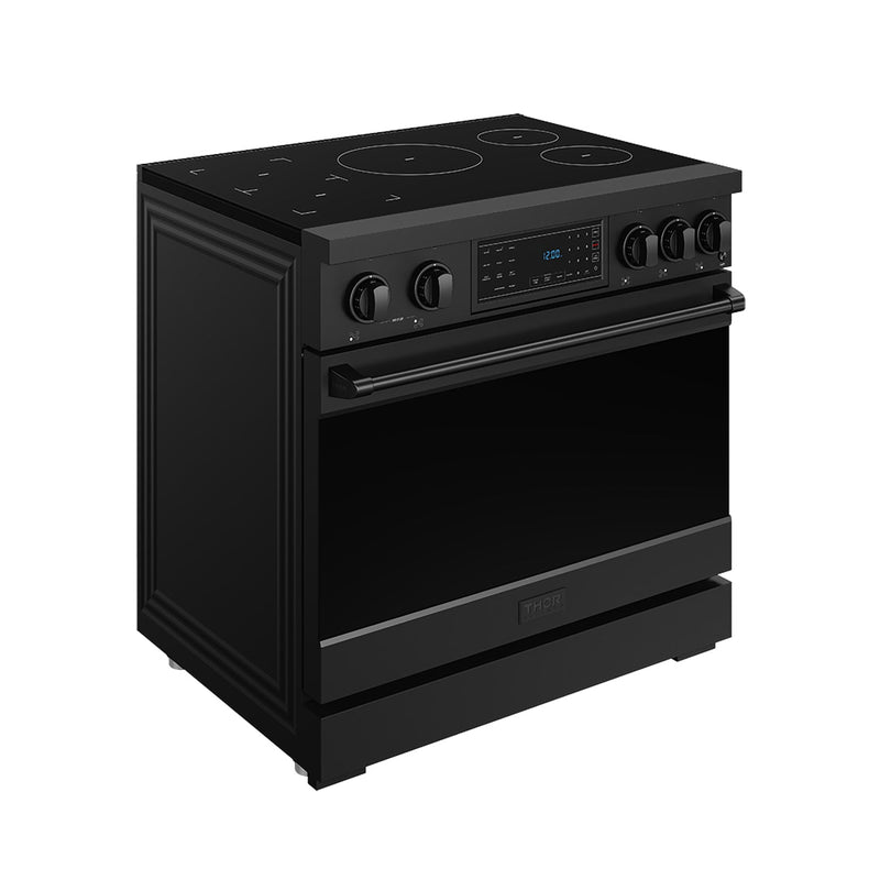 THOR Kitchen - 36-inch Gordon Ramsay Series Professional Induction Range with Tilt Panel Touch Control in Black - RSI36B - IMG6