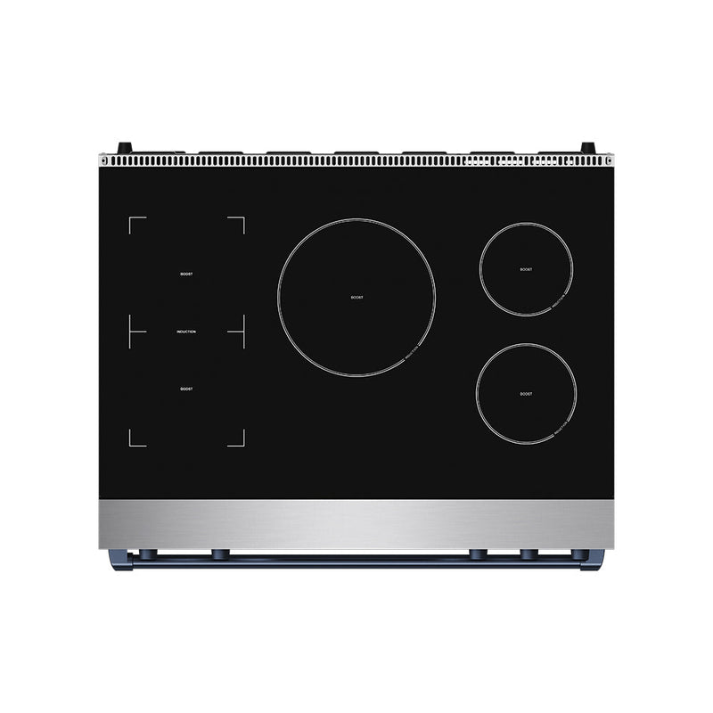 THOR Kitchen - 36-inch Gordon Ramsay Series Professional Induction Range with Tilt Panel Touch Control in Stainless Steel and Blue - RSI36-BLU - IMG7