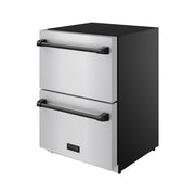 THOR Kitchen - Gordon Ramsay Series 24″ Undercounter Built-In / Freestanding Drawer Freezer Stainless Steel/Black - RZ24U-BLK - IMG4