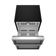 THOR Kitchen - Gordon Ramsay Series 24″ Undercounter Built-In / Freestanding Drawer Freezer Stainless Steel/Black - RZ24U-BLK - IMG2