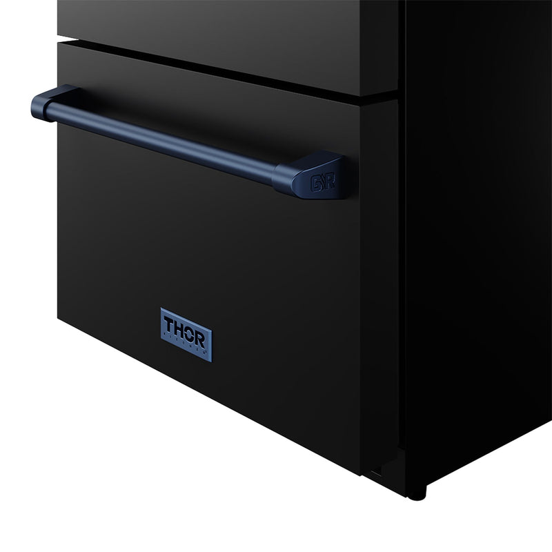 THOR Kitchen - Gordon Ramsay Series 24″ Undercounter Built-In / Freestanding Drawer Freezer Black/Blue - RZ24UB-BLU - IMG9