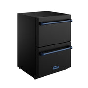 THOR Kitchen - Gordon Ramsay Series 24" Undercounter Built-In or Freestanding Drawer Refrigerator Black/Blue - RF24UB-BLU - IMG3