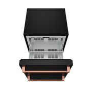 THOR Kitchen - Gordon Ramsay Series 24″ Undercounter Built-In / Freestanding Drawer Freezer Black/Rose Gold - RZ24UB-RSG - IMG7