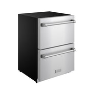 THOR Kitchen - Gordon Ramsay Series 24″ Undercounter Built-In / Freestanding Drawer Freezer Stainless Steel - RZ24U - IMG8