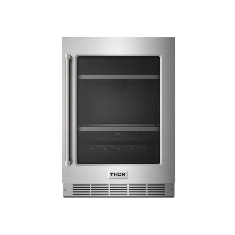 THOR Kitchen - 24-inch Professional Indoor Undercounter Beverage Cooler - TBR24US - IMG1