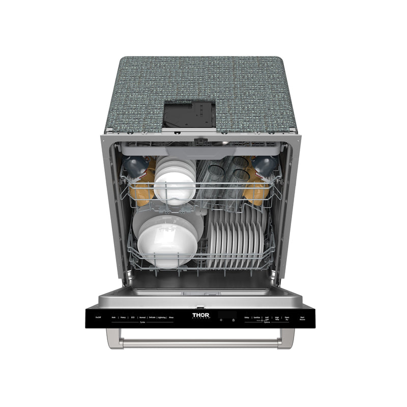 THOR Kitchen - 24-inch Built-In Dishwasher with Open Dry and 7 Cycle in Stainless Steel - TDW24C7 - IMG3