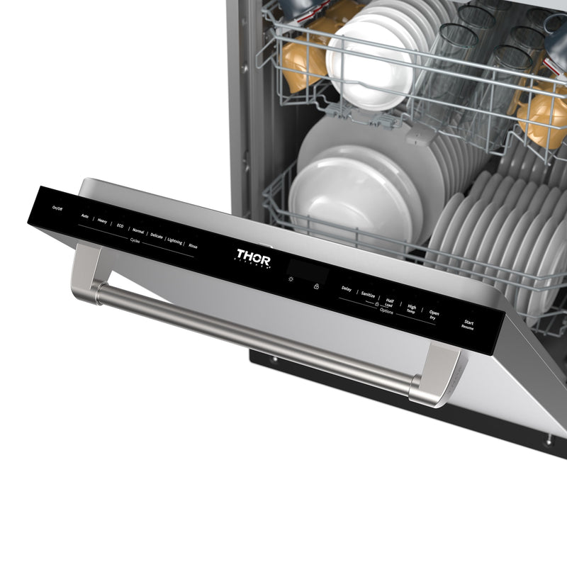 THOR Kitchen - 24-inch Built-In Dishwasher with Open Dry and 7 Cycle in Stainless Steel - TDW24C7 - IMG9