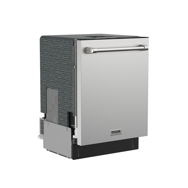 THOR Kitchen - 24-inch Built-In Dishwasher with Open Dry and 7 Cycle in Stainless Steel - TDW24C7 - IMG6