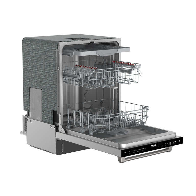 THOR Kitchen - 24-inch Built-In Dishwasher with Open Dry and 7 Cycle in Stainless Steel - TDW24C7 - IMG7