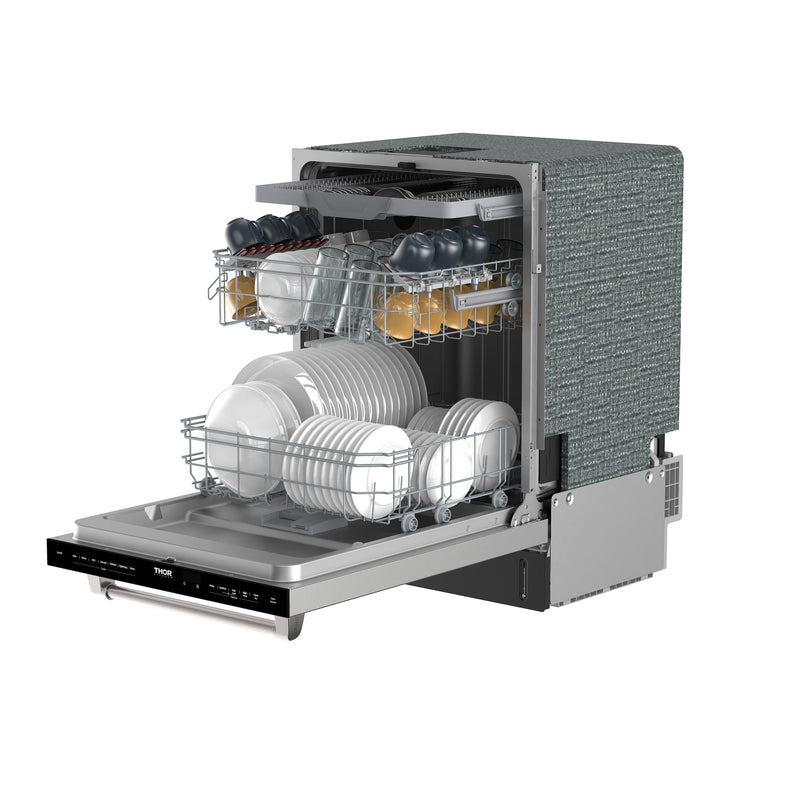 THOR Kitchen - 24-inch Built-In Dishwasher with Open Dry and 7 Cycle in Stainless Steel - TDW24C7 - IMG8