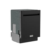 THOR Kitchen - 24-inch Built-In Top Control Dishwasher with Pocket Handle Black - TDW24PTB - IMG2