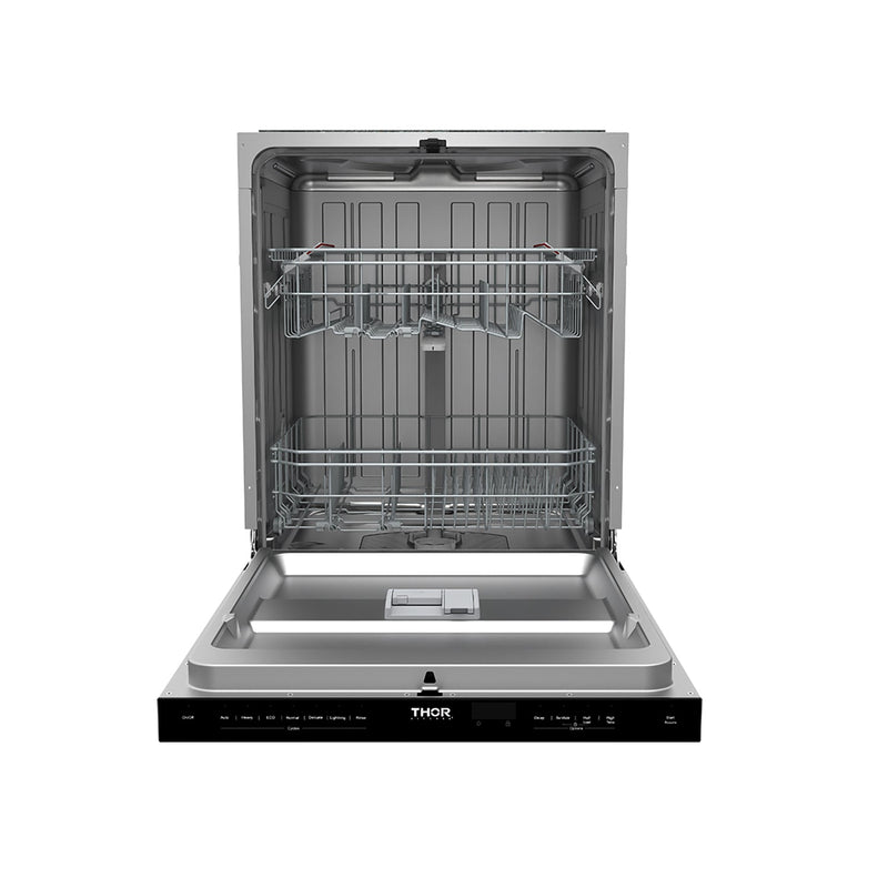 THOR Kitchen - 24-inch Built-In Top Control Dishwasher with Pocket Handle Black - TDW24PTB - IMG6