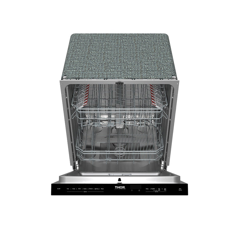 THOR Kitchen - 24-inch Built-In Top Control Dishwasher with Pocket Handle Black - TDW24PTB - IMG7