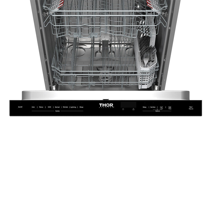 THOR Kitchen - 24-inch Built-In Top Control Dishwasher with Pocket Handle Stainless Steel - TDW24PT - IMG11