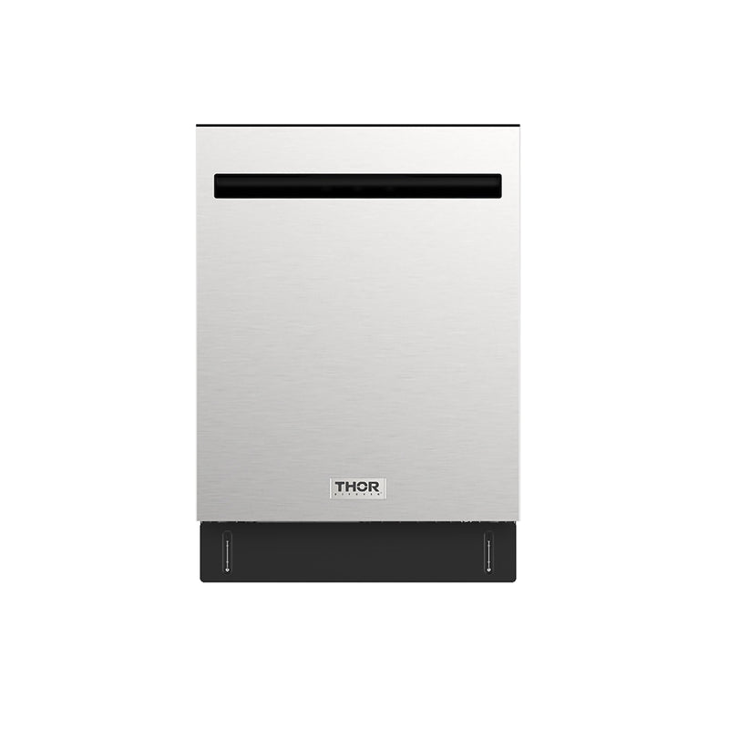THOR Kitchen - 24-inch Built-In Top Control Dishwasher with Pocket Handle Stainless Steel - TDW24PT - IMG1