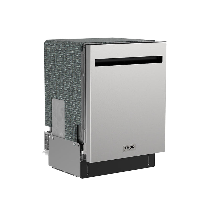 THOR Kitchen - 24-inch Built-In Top Control Dishwasher with Pocket Handle Stainless Steel - TDW24PT - IMG6