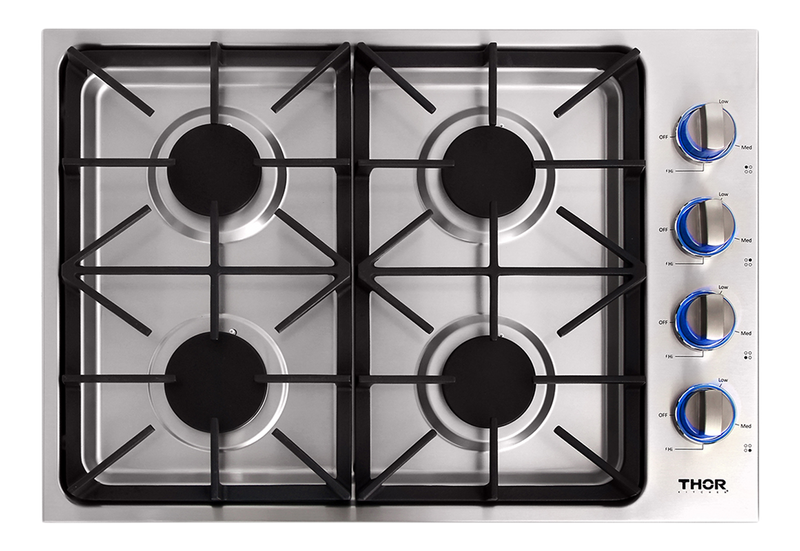 THOR Kitchen - 30-inch Professional Drop-In Gas Cooktop - TGC3001 - IMG1