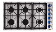 THOR Kitchen - 36-inch Professional Drop-In Gas Cooktop in Stainless Steel - TGC3601 - IMG1