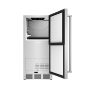 THOR Kitchen - 15” Freestanding/Built-In Gourmet Ice Maker with Water Filter and Reversible Door - TIM1511 - IMG2