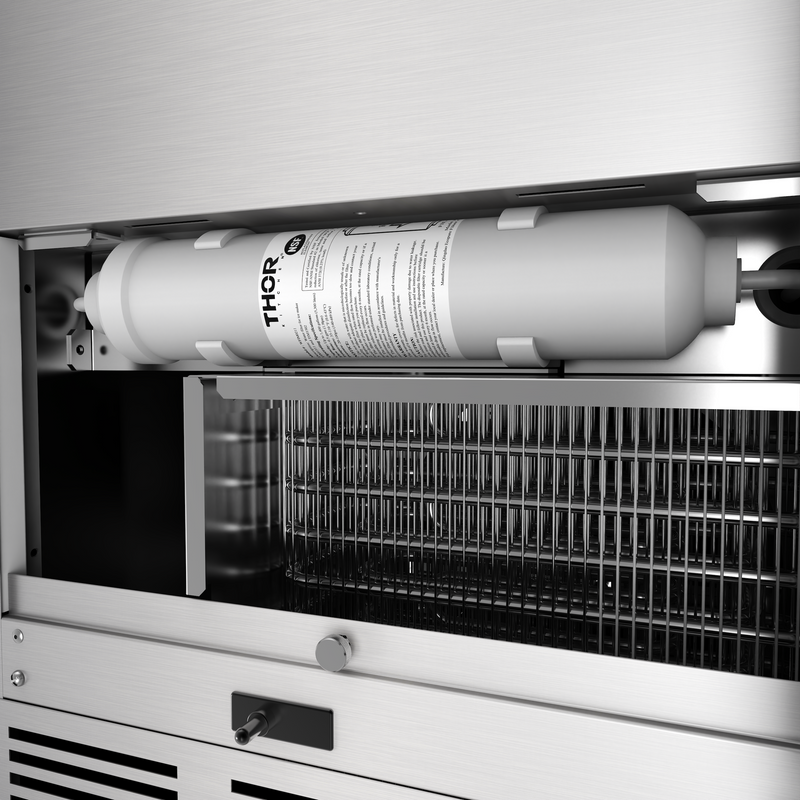THOR Kitchen - 15” Freestanding/Built-In Gourmet Ice Maker with Water Filter and Reversible Door - TIM1511 - IMG7