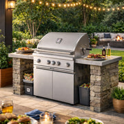 THOR Kitchen - 36-inch 4 burners Built in Gas Grill on cart with Sear/Rear Infrared Burner & Rotisserie Natural Gas - TPG3601 - IMG20