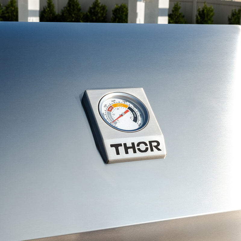 THOR Kitchen - 36-inch 4 burners Built in Gas Grill on cart with Sear/Rear Infrared Burner & Rotisserie Natural Gas - TPG3601 - IMG19