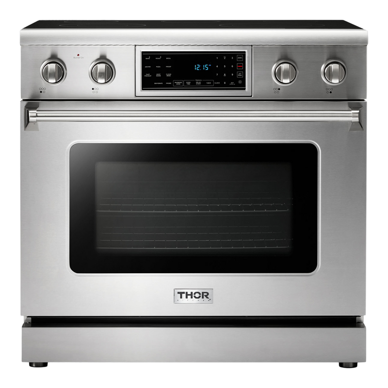 THOR Kitchen - 36-inch Tilt Panel Professional Electric Range - TRE3601 - IMG1