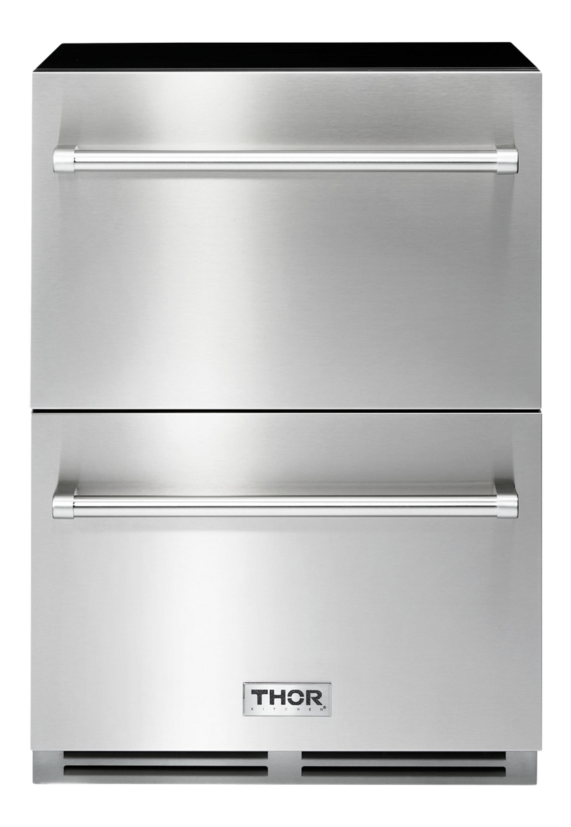 THOR Kitchen - 24 Inch Indoor Outdoor Refrigerator Drawer - TRF24U