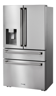 THOR Kitchen - 36 Inch Professional French Door Refrigerator with Ice and Water Dispenser - TRF3601FD - IMG3