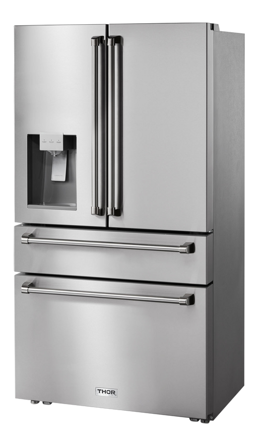 THOR Kitchen - 36 Inch Professional French Door Refrigerator with Ice and Water Dispenser - TRF3601FD - IMG3