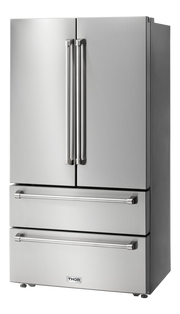 THOR Kitchen - 36 Inch Professional French Door Refrigerator with Freezer Drawers - TRF3602 - IMG6