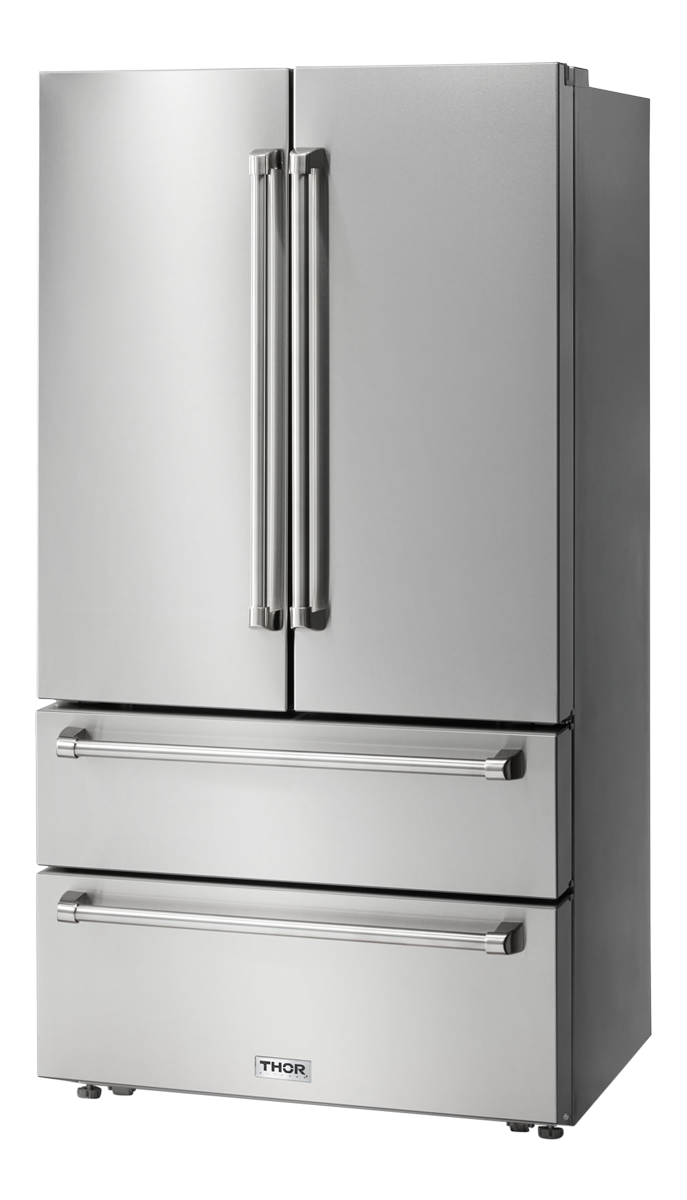 THOR Kitchen - 36 Inch Professional French Door Refrigerator with Freezer Drawers - TRF3602 - IMG6