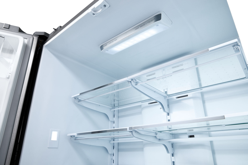 THOR Kitchen - 36 Inch Professional French Door Refrigerator with Freezer Drawers - TRF3602 - IMG2